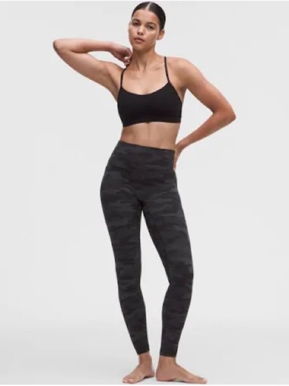 lululemon athletica Black Camo High-Rise Leggings